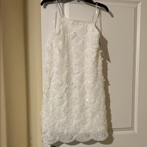 Off white spaghetti strap dress never worn
